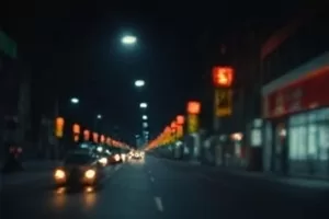 《摆渡人日记》封面：木船横渡江面与远岸灯火