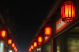 《雪落长安道》封面：雪中石阶与远处的城门