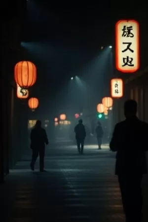 《午夜面包房》封面：深夜橱窗透出的暖黄灯光