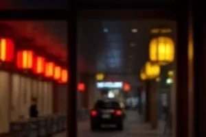 《第七个夏天》封面：泳池边的条纹遮阳伞