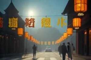 《灯下故人》封面：老式台灯照亮木质书桌
